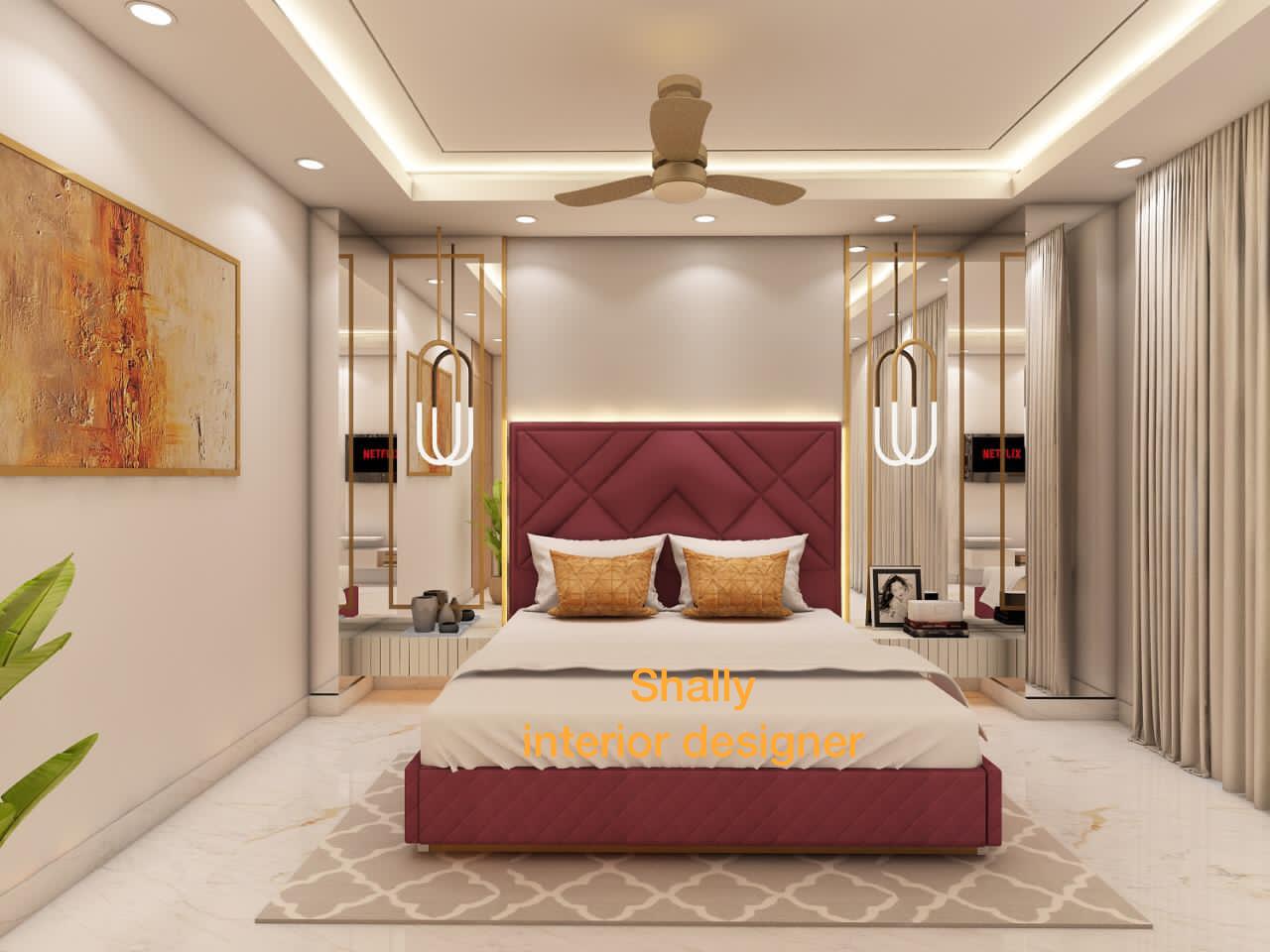 Bedroom Interior Design Service Delhi, Bedroom Interior Decoration India