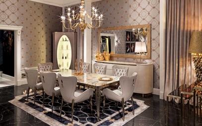 Dining Room Interior Design in Janakpuri