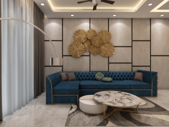 Drawing Room Interior Design in Kirti Nagar