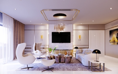 Drawing Room Interior Design in Janakpuri