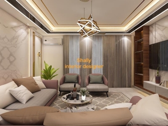 Drawing Room Interior Design in Model Town