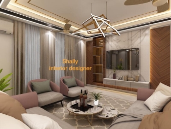 Drawing Room Interior Design in Janakpuri